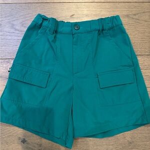 Teal Kids Cargo Shorts